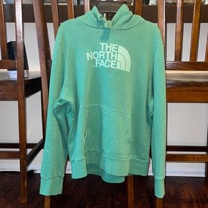 Green Northface Hoodie